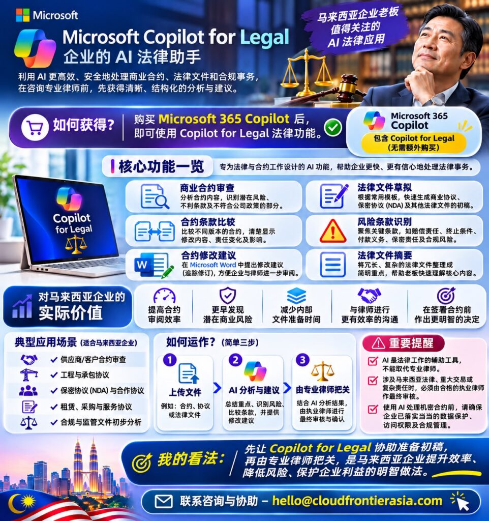 CFA ai-Watch + Microsoft 365 Copilot：企业智能法务助手のパンフレット表紙
